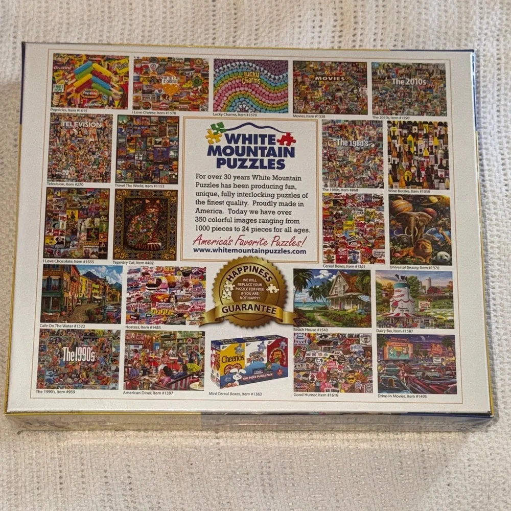 White Mountain Mom's‎ Craft Room Puzzle - Vibrant Colors 1000 piece NEW